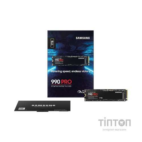 Накопичувач SSD M.2 2280 1TB 990 PRO Samsung (MZ-V9P1T0BW)