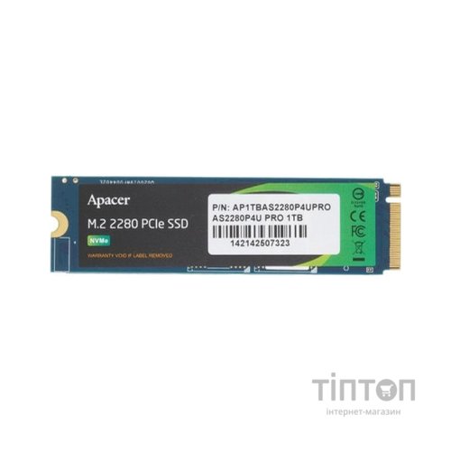 Накопичувач SSD M.2 2280 1TB Apacer (AP1TBAS2280P4UPRO-1)