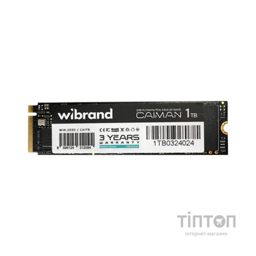 Накопичувач SSD M.2 2280 1TB Caiman Wibrand (WIM.2SSD/CA1TB)