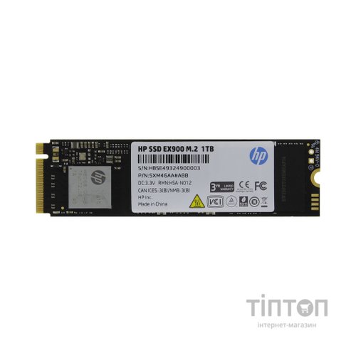 Накопичувач SSD M.2 2280 1TB EX900 HP (5XM46AA)