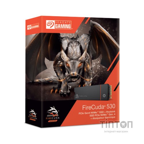 Накопичувач SSD M.2 2280 1TB FireCuda 530 Seagate (ZP1000GM3A023)