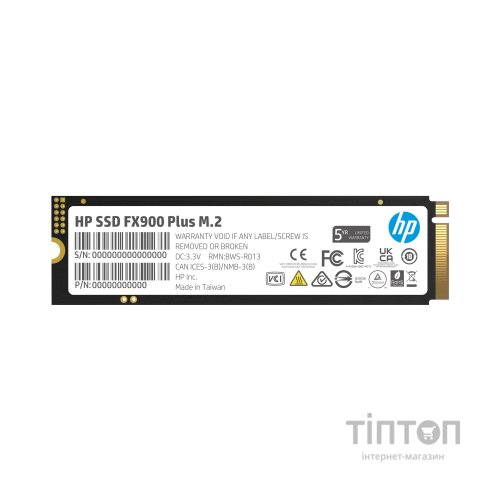 Накопичувач SSD M.2 2280 1TB FX900 Plus HP (7F617AA)