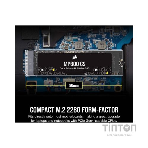 Накопичувач SSD M.2 2280 1TB MP600GS Corsair (CSSD-F1000GBMP600GS)