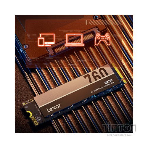 Накопичувач SSD M.2 2280 1TB NM760 Lexar (LNM760X001T-RNNNG)