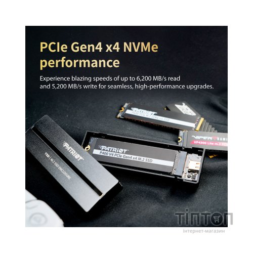 Накопичувач SSD M.2 2280 1TB P400 Patriot (P400VP1TBM28H)