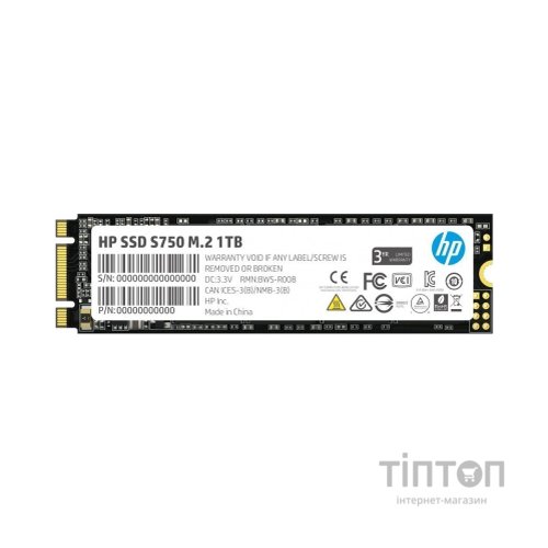 Накопичувач SSD M.2 2280 1TB S750 HP (16L57AA)