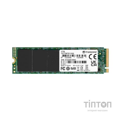 Накопичувач SSD M.2 2280 1TB Transcend (TS1TMTE110Q)
