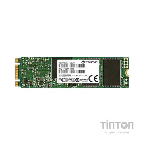 Накопичувач SSD M.2 2280 240GB Transcend (TS240GMTS820S)