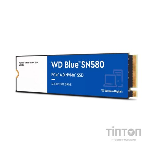 Накопичувач SSD M.2 2280 250GB SN580 WD (WDS250G3B0E)