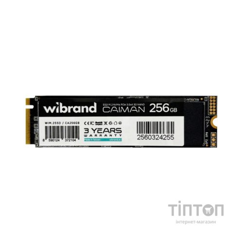 Накопичувач SSD M.2 2280 256GB Caiman Wibrand (WIM.2SSD/CA256GB)
