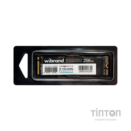 Накопичувач SSD M.2 2280 256GB Caiman Wibrand (WIM.2SSD/CA256GB)
