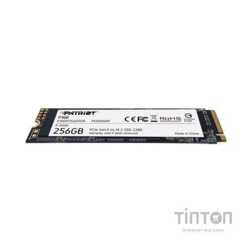 Накопичувач SSD M.2 2280 256GB Patriot (P300P256GM28)