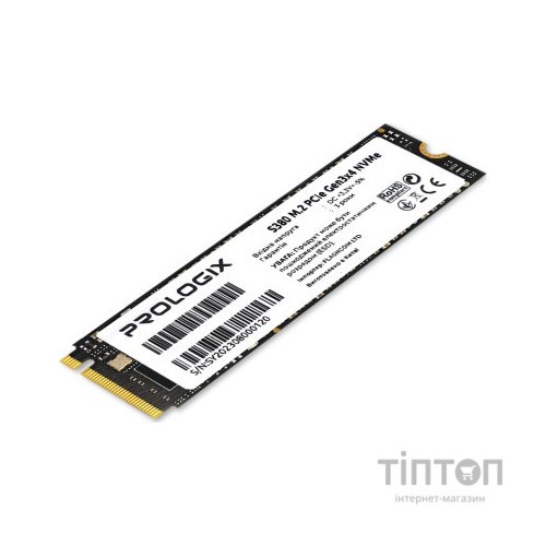 Накопичувач SSD M.2 2280 256GB Prologix (PRO256GS380)