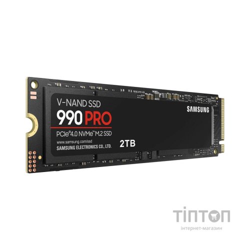 Накопичувач SSD M.2 2280 2TB 990 PRO Samsung (MZ-V9P2T0BW)