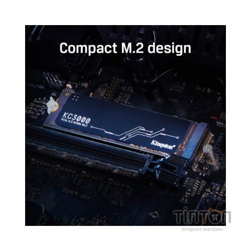 Накопичувач SSD M.2 2280 2TB Kingston (SKC3000D/2048G)