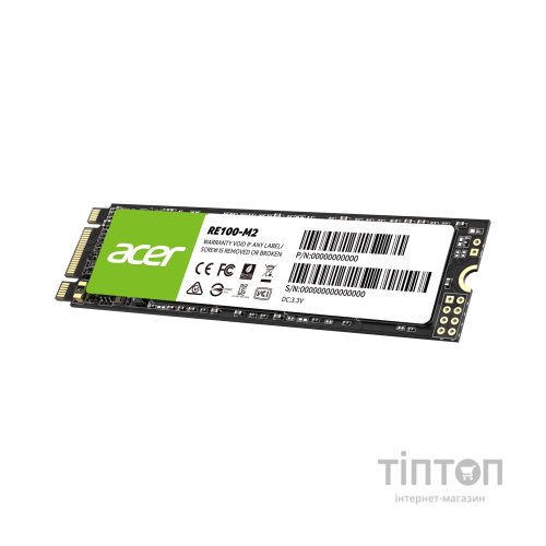 Накопичувач SSD M.2 2280 2TB RE100 Acer (BL.9BWWA.116)