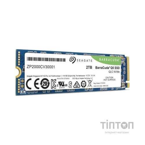 Накопичувач SSD M.2 2280 2TB Seagate (ZP2000CV3A001)