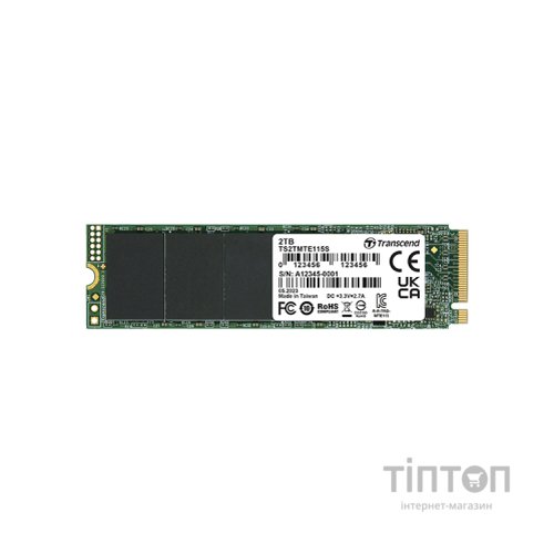 Накопичувач SSD M.2 2280 2TB Transcend (TS2TMTE115S)
