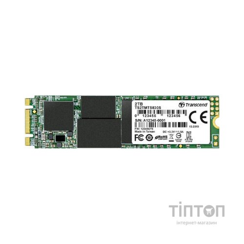 Накопичувач SSD M.2 2280 2TB Transcend (TS2TMTS830S)
