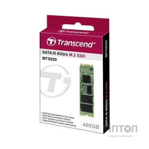 Накопичувач SSD M.2 2280 480GB Transcend (TS480GMTS820S)