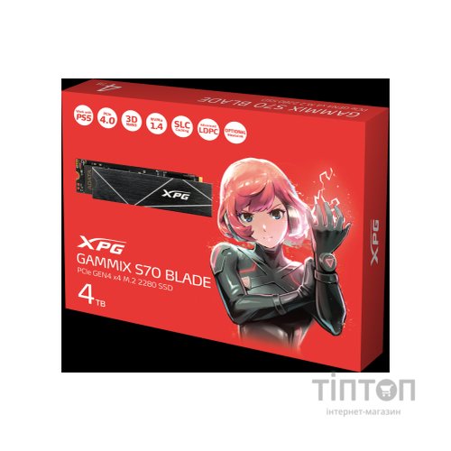 Накопичувач SSD M.2 2280 4TB ADATA (AGAMMIXS70B-4T-CS)