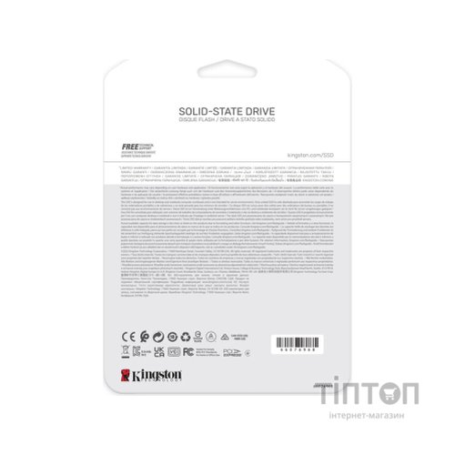 Накопичувач SSD M.2 2280 4TB Kingston (SNV2S/4000G)