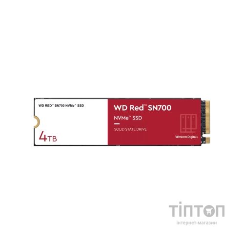 Накопичувач SSD M.2 2280 4TB SN700 RED WD (WDS400T1R0C)