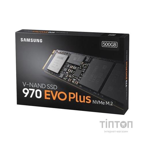 Накопичувач SSD M.2 2280 500GB 970 EVO Plus Samsung (MZ-V7S500BW)