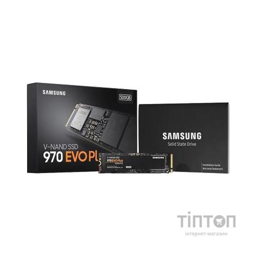 Накопичувач SSD M.2 2280 500GB 970 EVO Plus Samsung (MZ-V7S500BW)
