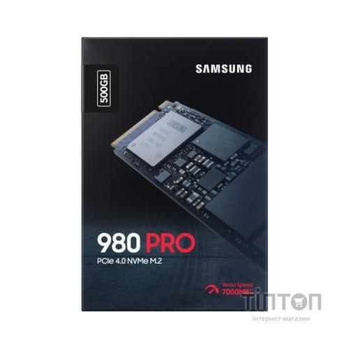 Накопичувач SSD M.2 2280 500GB 980 PRO Samsung (MZ-V8P500BW)