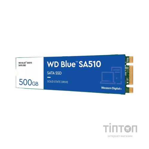Накопичувач SSD M.2 2280 500GB SA510 WD (WDS500G3B0B)