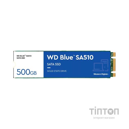 Накопичувач SSD M.2 2280 500GB SA510 WD (WDS500G3B0B)