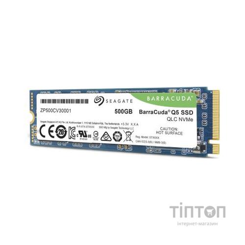Накопичувач SSD M.2 2280 500GB Seagate (ZP500CV3A001)