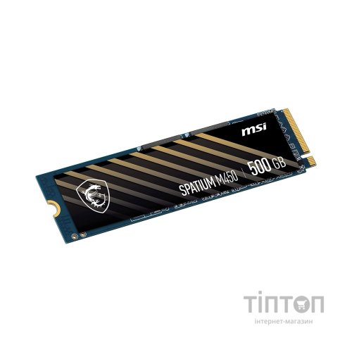 Накопичувач SSD M.2 2280 500GB SPATIUM M450 MSI (S78-440K220-P83)
