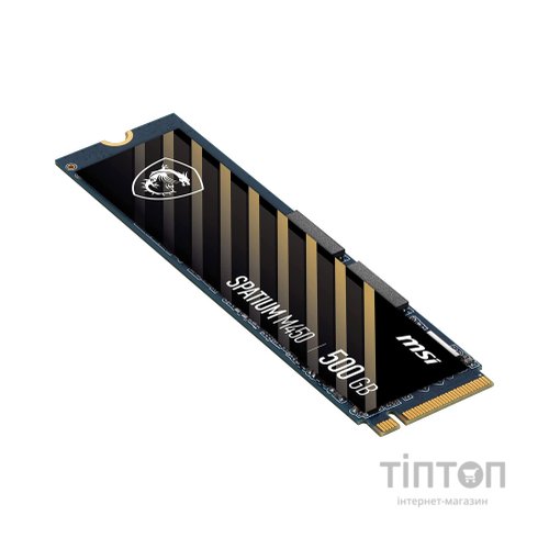 Накопичувач SSD M.2 2280 500GB SPATIUM M450 MSI (S78-440K220-P83)
