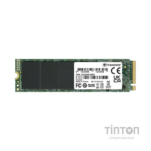 Накопичувач SSD M.2 2280 500GB Transcend (TS500GMTE115S)