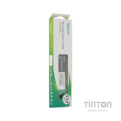 Накопичувач SSD M.2 2280 512GB Apacer (AP512GAS2280P4U-1)