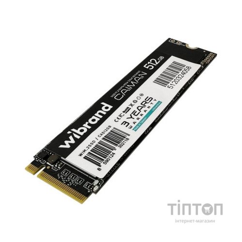 Накопичувач SSD M.2 2280 512GB Caiman Wibrand (WIM.2SSD/CA512GB)