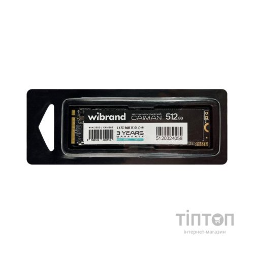 Накопичувач SSD M.2 2280 512GB Caiman Wibrand (WIM.2SSD/CA512GB)