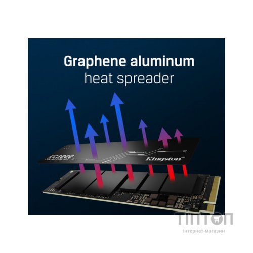 Накопичувач SSD M.2 2280 512GB Kingston (SKC3000S/512G)