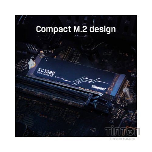 Накопичувач SSD M.2 2280 512GB Kingston (SKC3000S/512G)