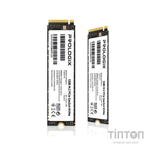Накопичувач SSD M.2 2280 512GB Prologix (PRO512GS380)