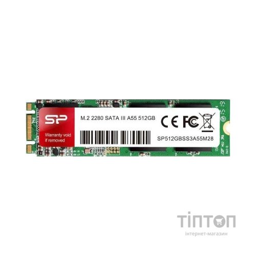 Накопичувач SSD M.2 2280 512GB Silicon Power (SP512GBSS3A55M28)