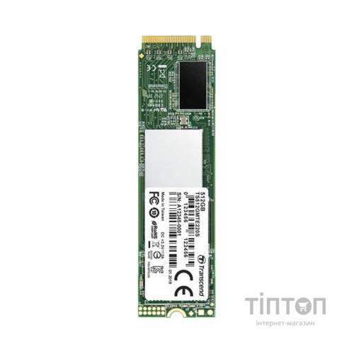 Накопичувач SSD M.2 2280 512GB Transcend (TS512GMTE220S)