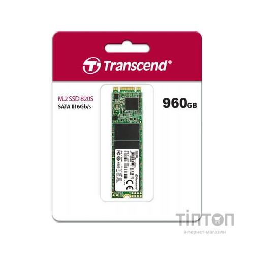 Накопичувач SSD M.2 2280 960GB Transcend (TS960GMTS820S)