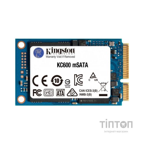 Накопичувач SSD mSATA 1TB Kingston (SKC600MS/1024G)