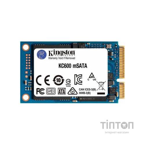 Накопичувач SSD mSATA 256GB Kingston (SKC600MS/256G)