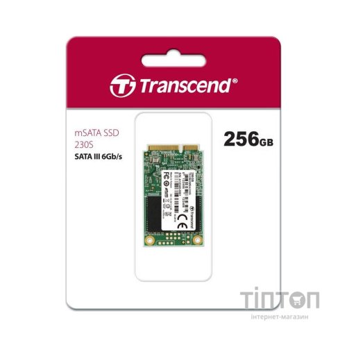 Накопичувач SSD mSATA 256GB Transcend (TS256GMSA230S)