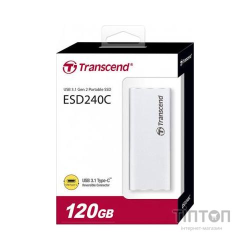 Накопичувач SSD USB 3.1 120GB Transcend (TS120GESD240C)