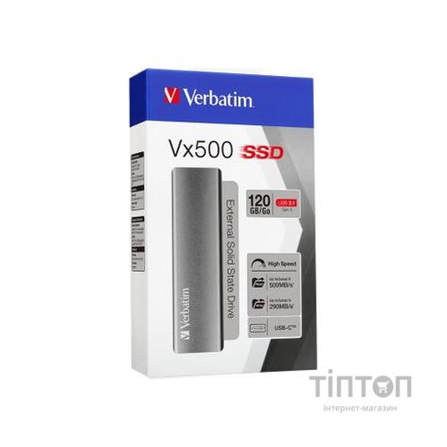 Накопичувач SSD USB 3.1 120GB Verbatim (47441)